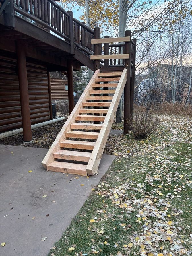 Original stairs before